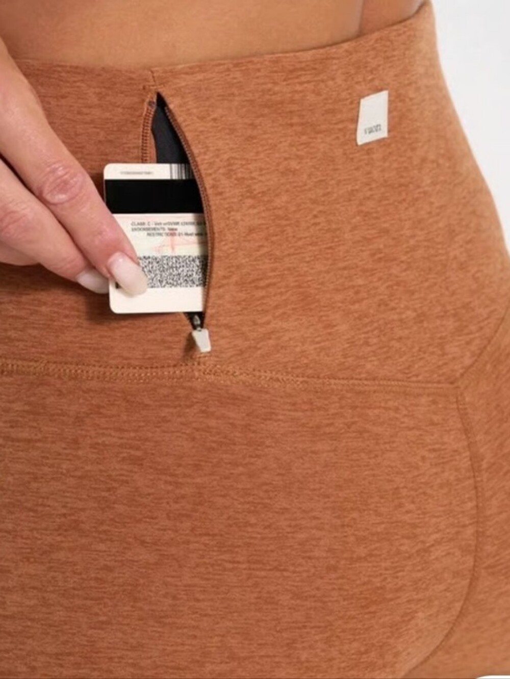 Vuori Clean Elevation High Rise 7/8 Legging Palo Santo Heather M **No Size Tag** - Picture 2 of 12